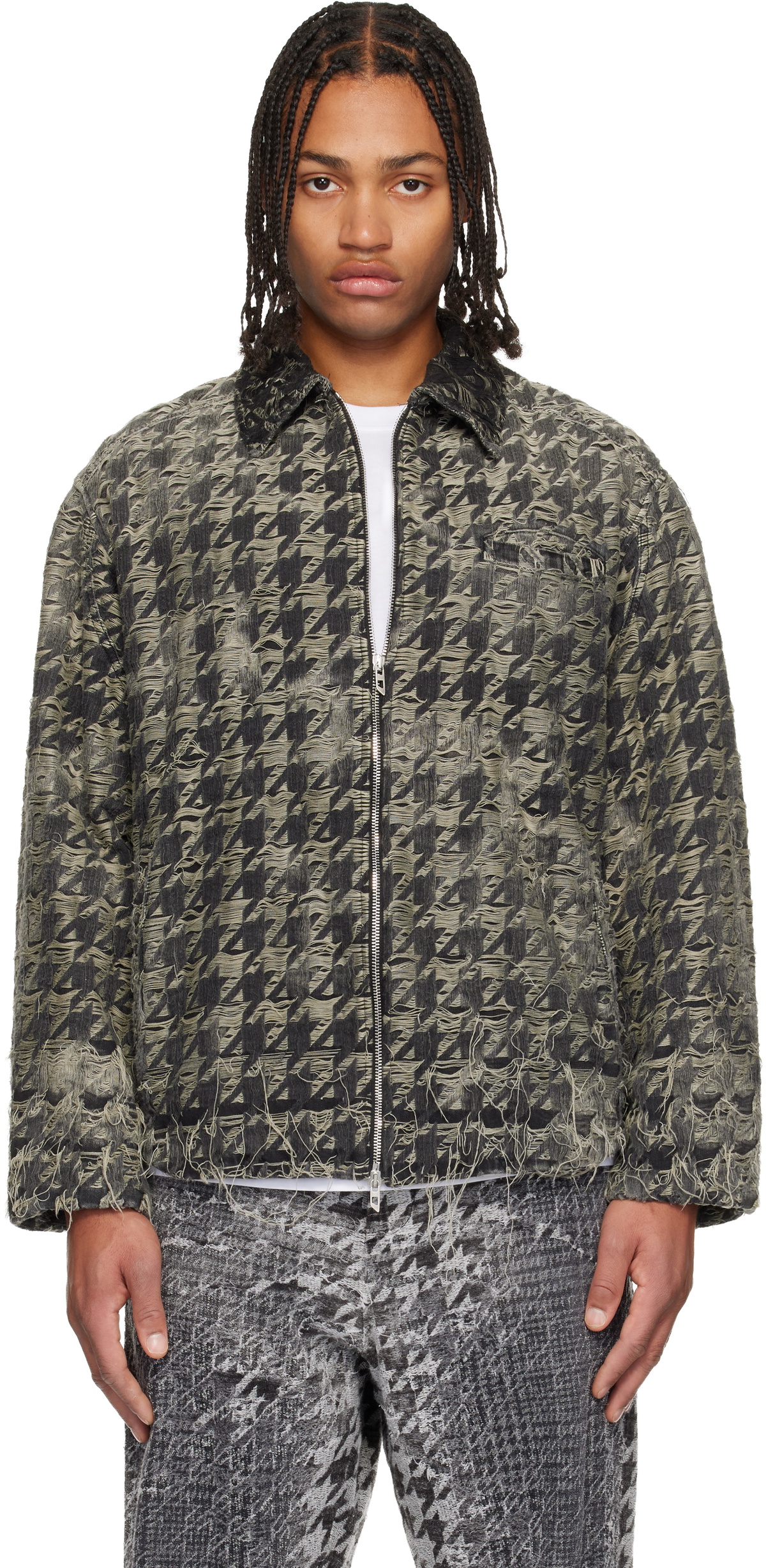 DIESEL J-HARRIS ジャケット Men's Hybrid jacket in denim and twill | Black | Diesel