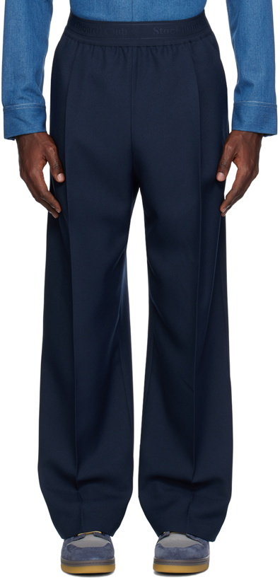 Photo: Stockholm (Surfboard) Club SSENSE Exclusive Navy Trousers