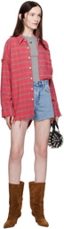 Ksubi Blue Rise N Hi Authentik Denim Shorts