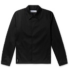 AFFIX - Logo-Print Cotton-Blend Twill Jacket - Black