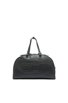 Diesel 1DR Dome - Leather travel bag with Oval D logo - Travel Bags - Unisex - Black