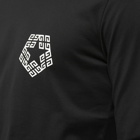 Givenchy Men's Long Sleeve 4G Star Chest Logo T-Shirt in Black