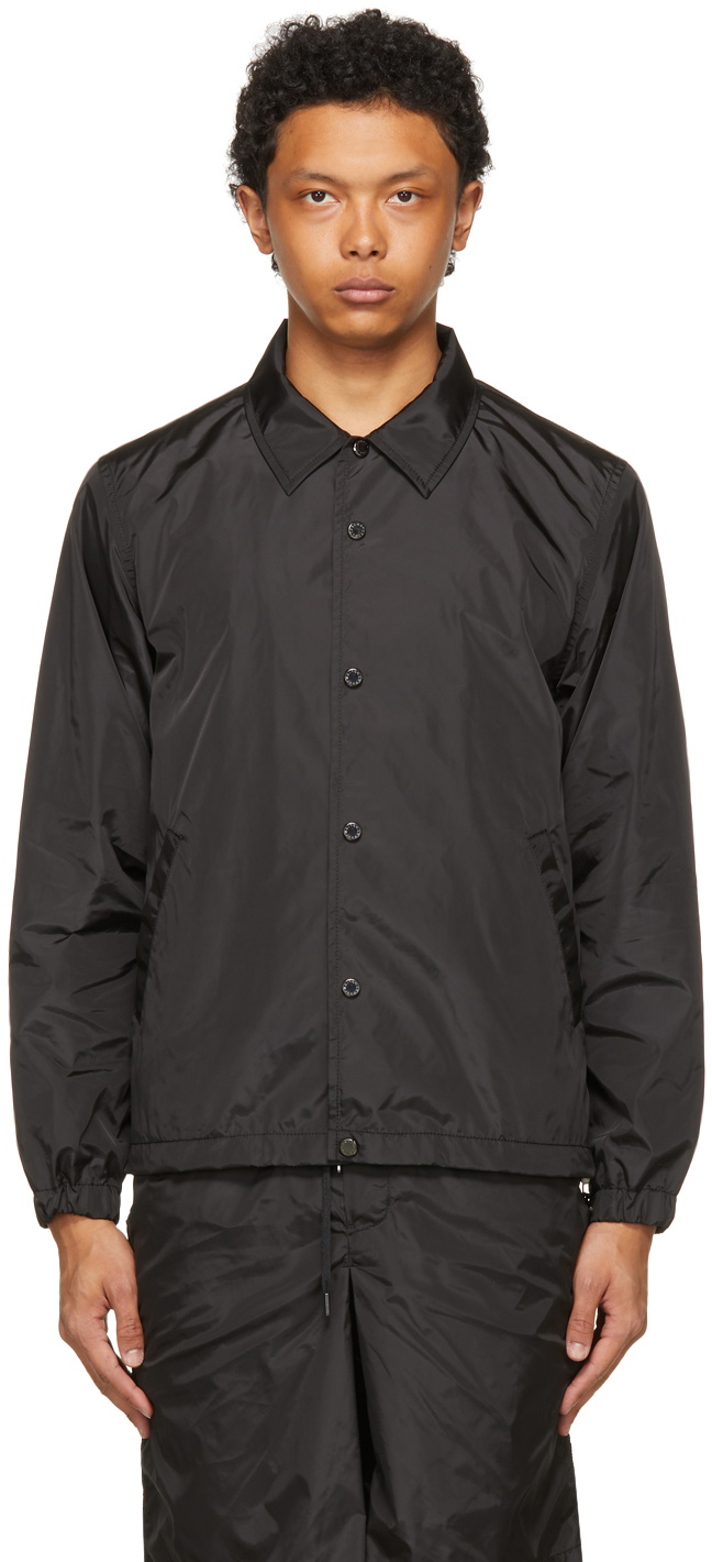 Fumito Ganryu Black Ventilation Coach Jacket Fumito Ganryu