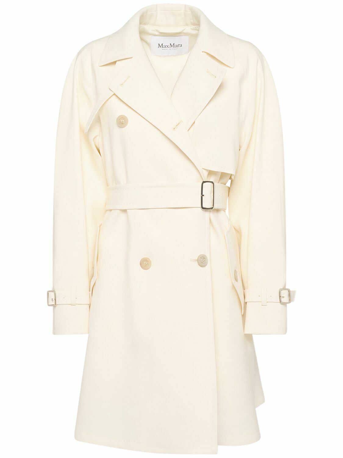 Max Mara「ZAGARA」 ウールシルク ショートトレンチコート MAX MARA Zagara Wool & Silk Short Trench Coat Max Mara
