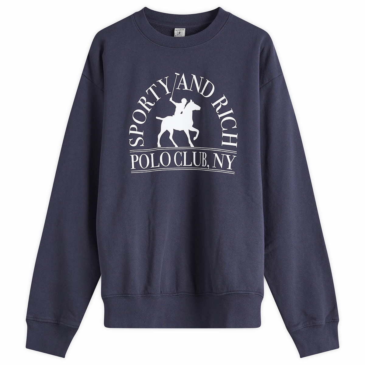 ★Sporty & Rich★ Athletic Sweatshirt Off-White CR655CR CR65 SPORTY & RICH Off-White Athletic Sweatshirt CR655CR 44408422