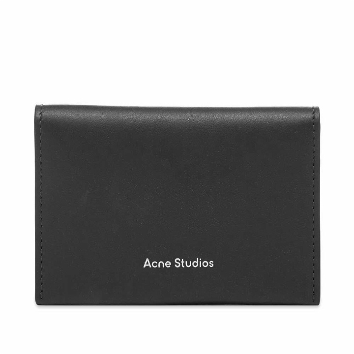 Photo: Acne Studios Men's Flap Card Holder in Black