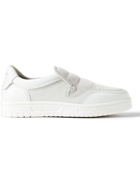 Acne Studios - Buller Suede and Leather Slip-On Sneakers - White