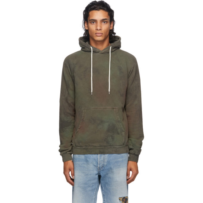 Photo: John Elliott Khaki Marble Dye Beach Hoodie