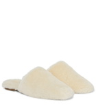 Aeyde Kelly shearling slippers