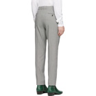 Balmain Black and White Houndstooth Tailored Fit Trousers