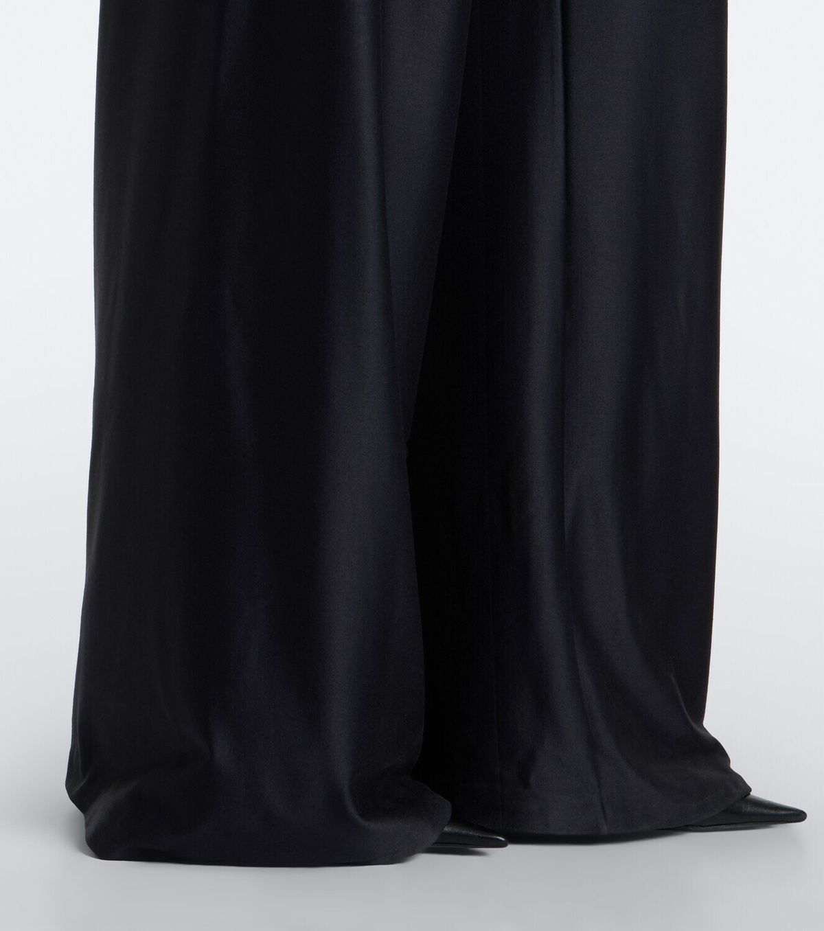 Gucci Silk-blend jersey wide-leg pants