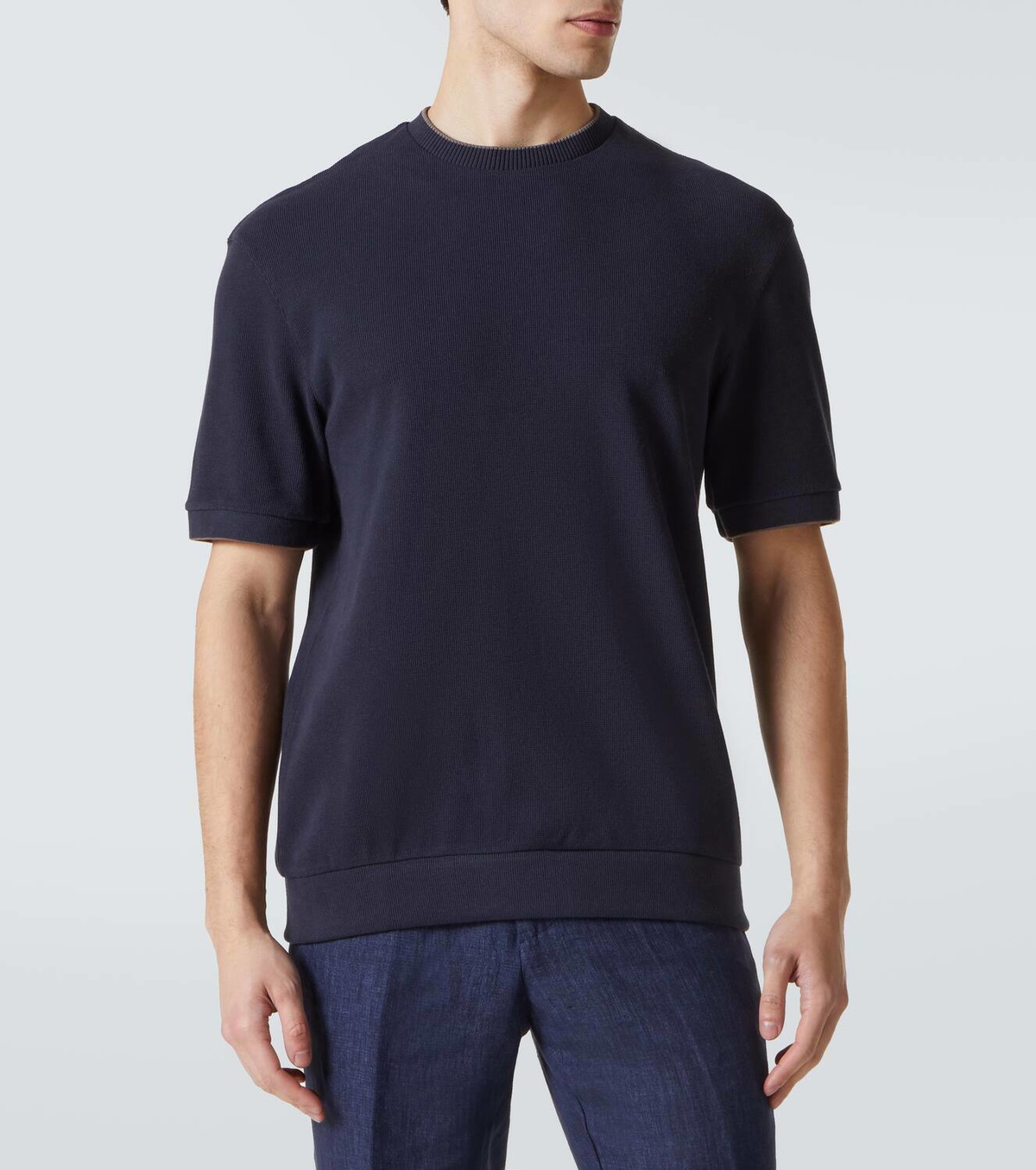Herno Waffle-knit cotton sweater
