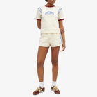 GCDS Women's Logo Sweatshorts in Off White