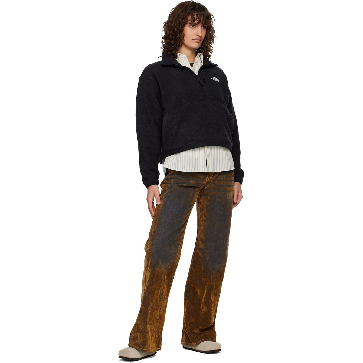 The North Face Black Yumiori Off Peak 1/2-Zip Jacket