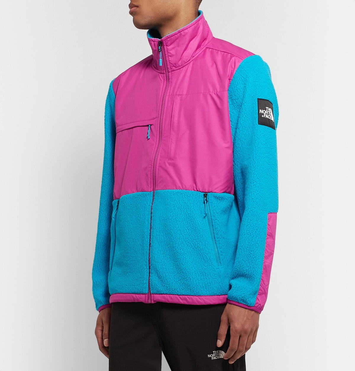 The North Face Denali Cropped Fleece Jacket in Blue
