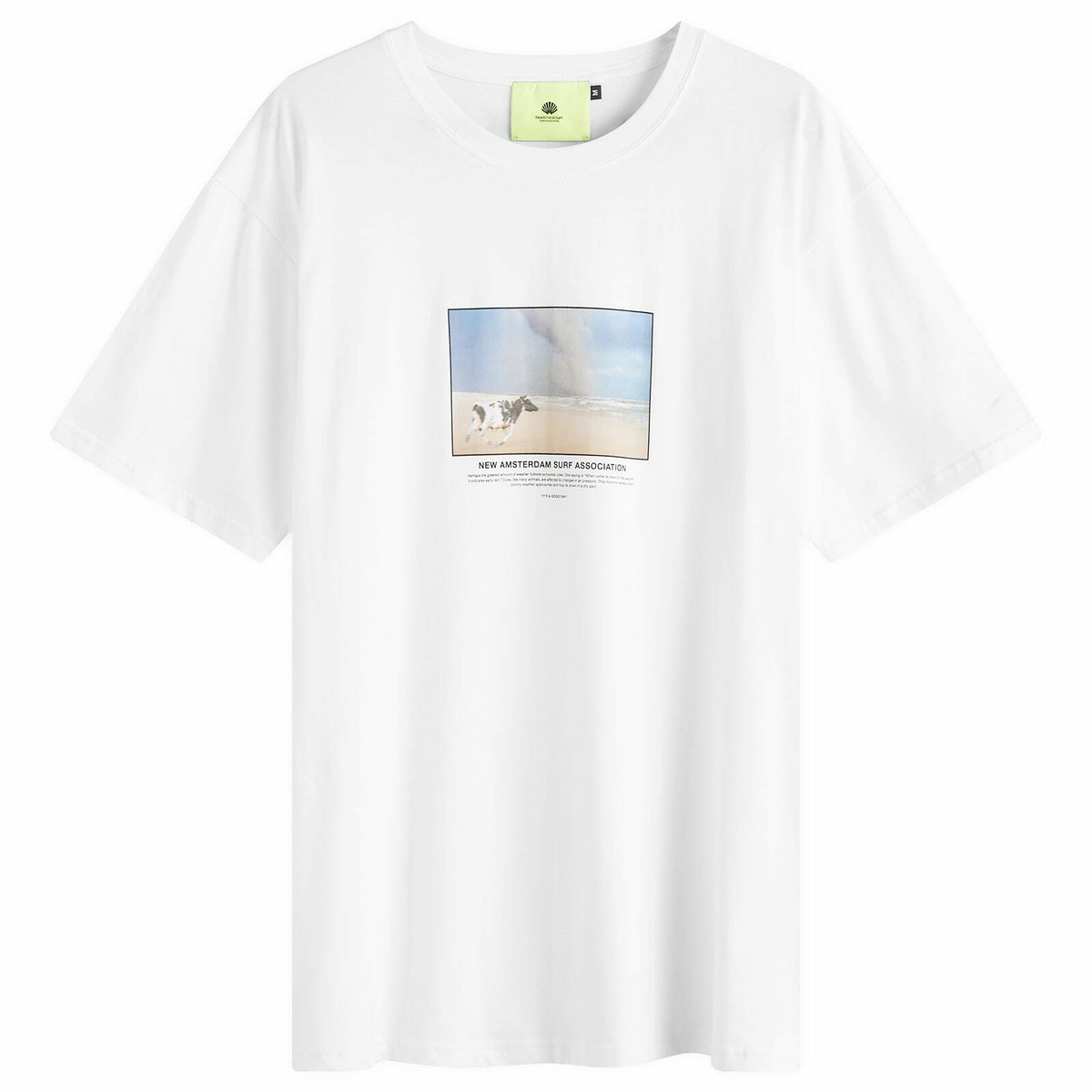 New Amsterdam Surf Association Men's New Amsterdam Cow T-Shirt in White