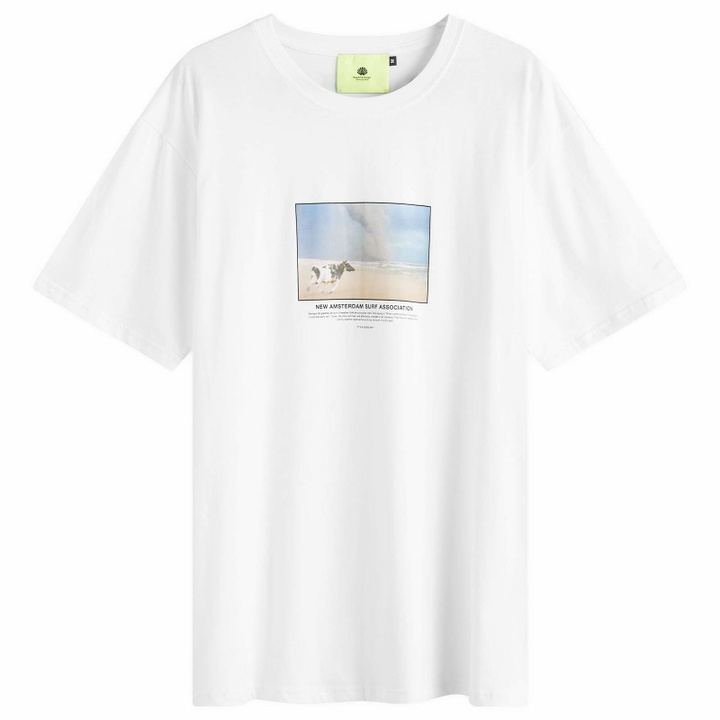 Photo: New Amsterdam Surf Association Men's New Amsterdam Cow T-Shirt in White