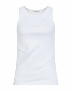 Gauchere Womens Tank top in White