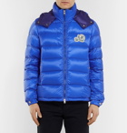 Moncler - Slim-Fit Quilted Shell Hooded Down Jacket - Blue