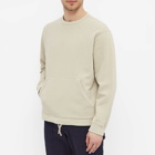 Norse Projects Men's Fraser Tab Series Crew Sweat in Oatmeal