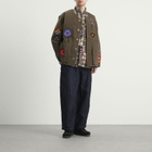 Needles Men's Waxed Cloth Shooting Jacket in Brown