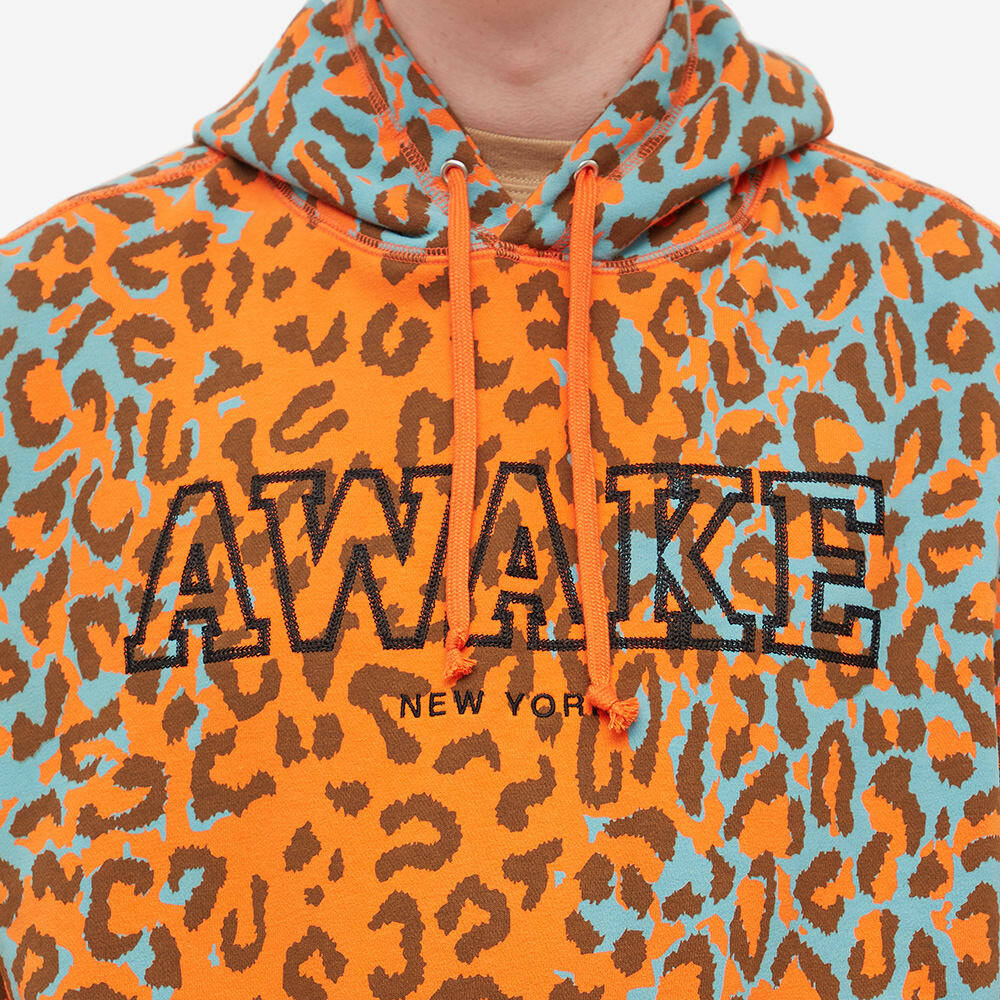 ワンピなど最旬ア！ Men's NY Awake Military Leopard in Hoody Logo Embroidered トップス