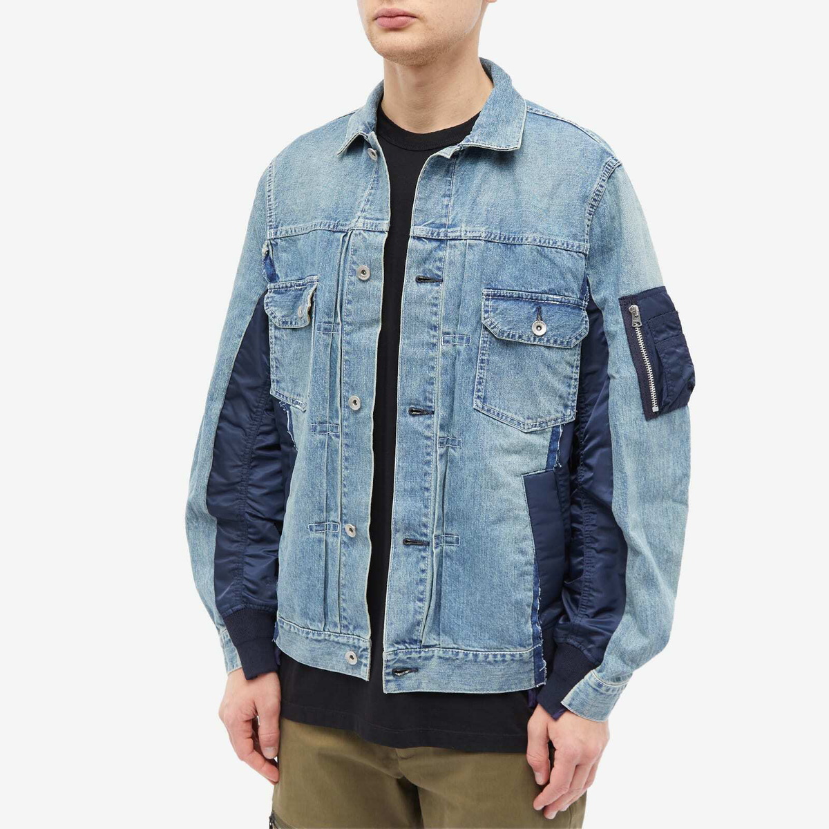 Levi's x Sacai Men's Denim Jacket Blue | Jackets Junction