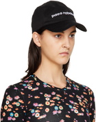 Rabanne Black Embroidered Cap