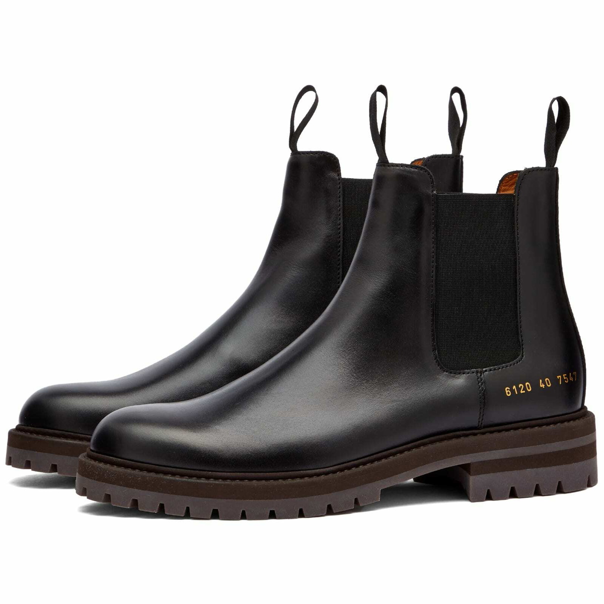 hente Garanti håndtering Woman by Common Projects Women's Chelsea Leather Boot in Black Woman by Common  Projects