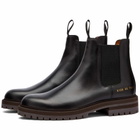 Woman by Common Projects Women's Chelsea Leather Boot in Black