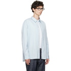 A.P.C. Blue & Gray Malo Shirt