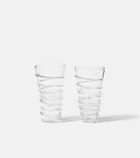 Alexander Kirkeby Set of 2 crystal glasses