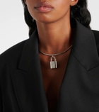 Acne Studios Padlock choker