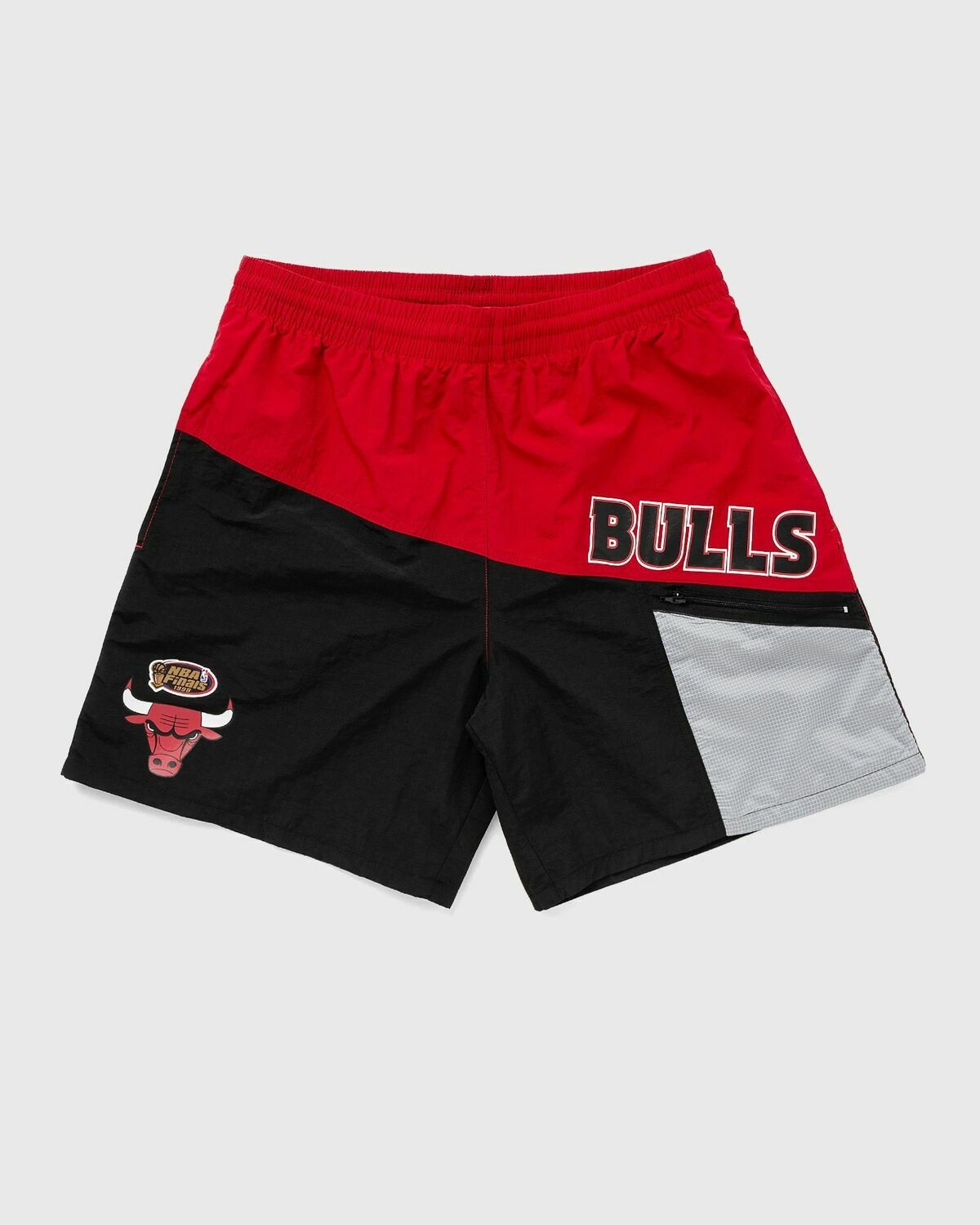 Mitchell & Ness Nba Nylon Utility Short Chicago Bulls Black/Red - Mens - Sport & Team Shorts