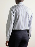 Charvet - Striped Cotton Oxford Shirt - Blue