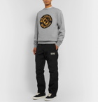 Billionaire Boys Club - Logo-Embellished Mélange Loopback Cotton-Jersey Sweatshirt - Gray