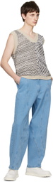 Henrik Vibskov Beige Half Vest