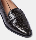 Malone Souliers Barry embossed leather loafers