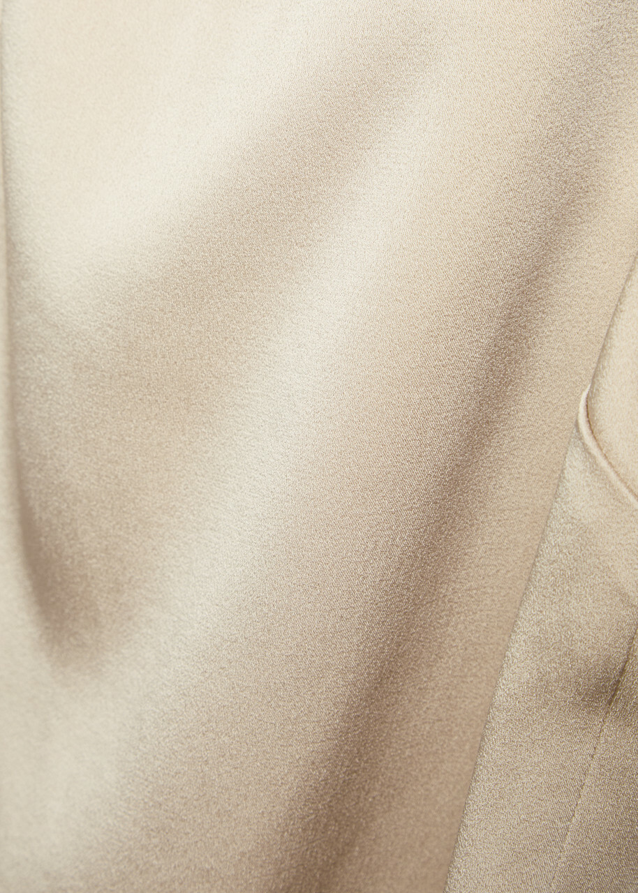 Herno Crepe de Chine top Cream