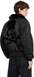 MASTERMIND WORLD Black Alpha Industries Edition B-15 Flight Reversible Bomber Jacket