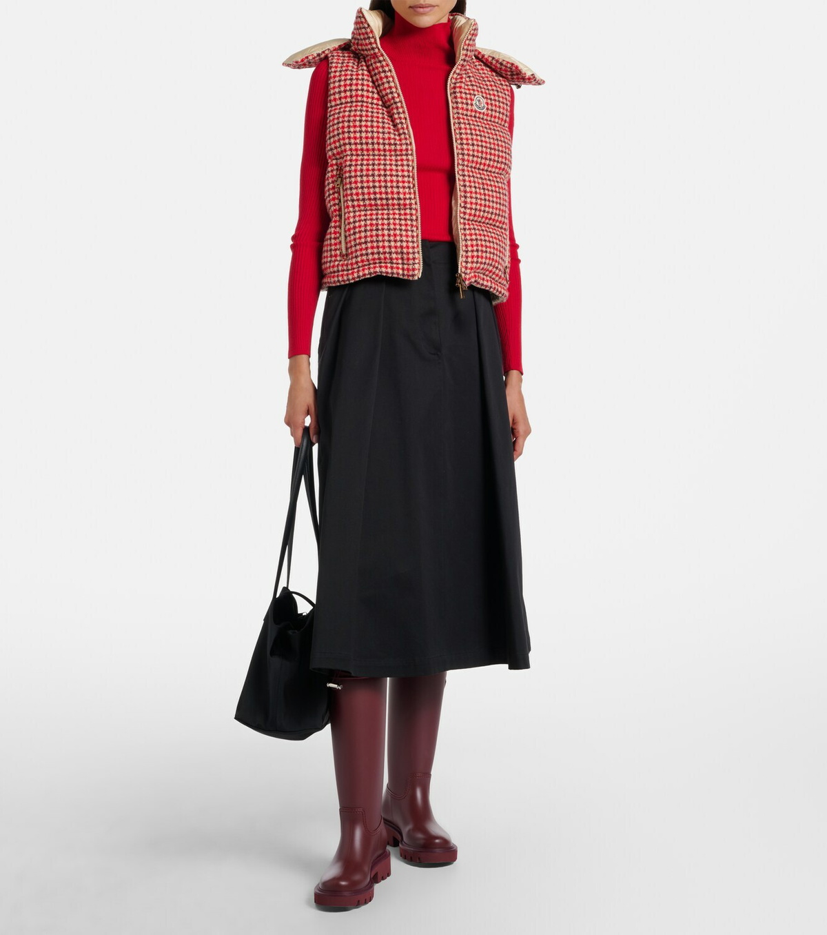Moncler Virgin wool turtleneck sweater