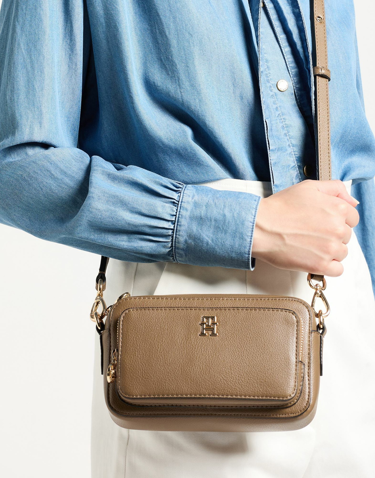 Tommy Hilfiger Womens Cross-body bag Taupe