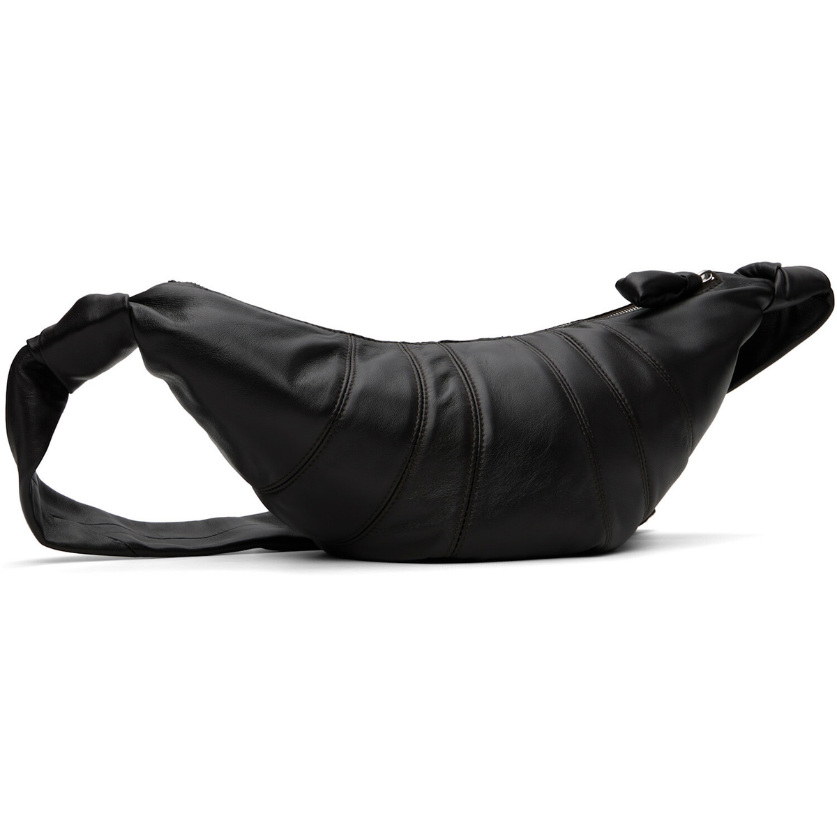 LEMAIRE Brown Medium Croissant Leather Bag