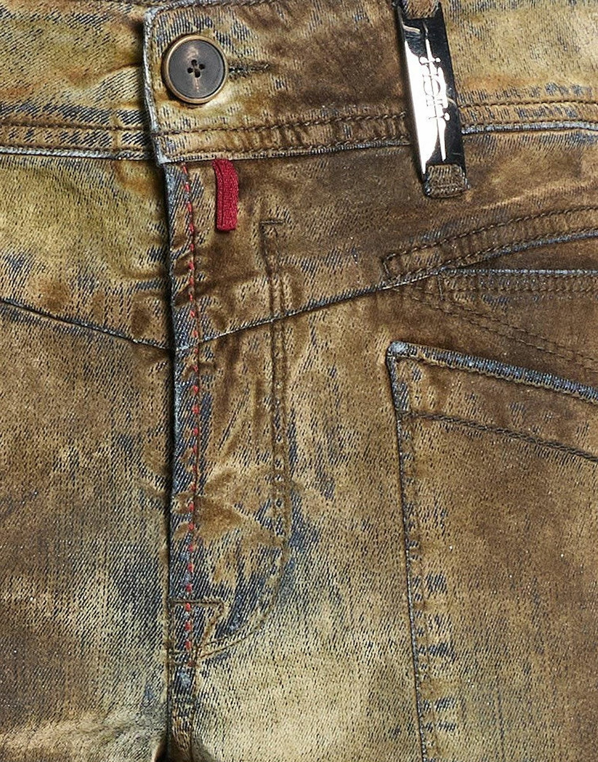 High Use Womens Jeans in Brown