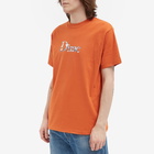 Dime Men's Classic Chemtrail Logo T-Shirt in Rust