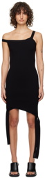 JW Anderson Black Deconstructed Minidress