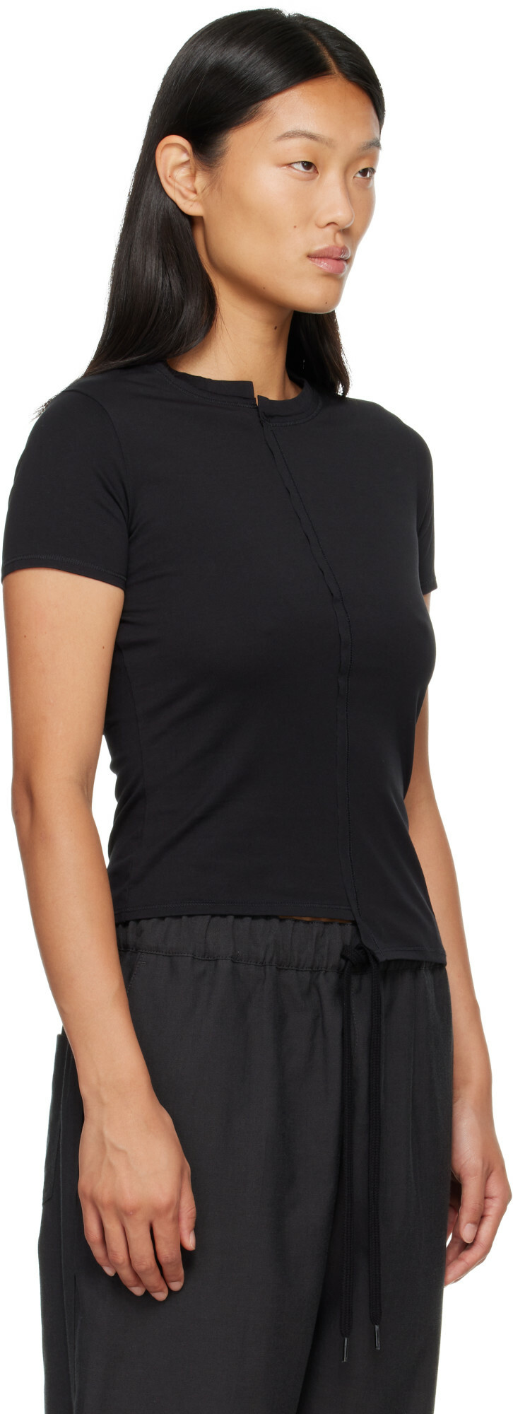 Y-3 Black W Ftd Ss T-shirt