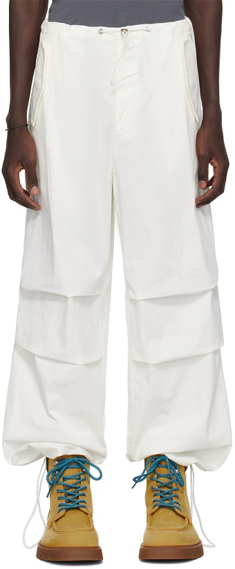 Photo: Dion Lee Off White Toggle Trousers