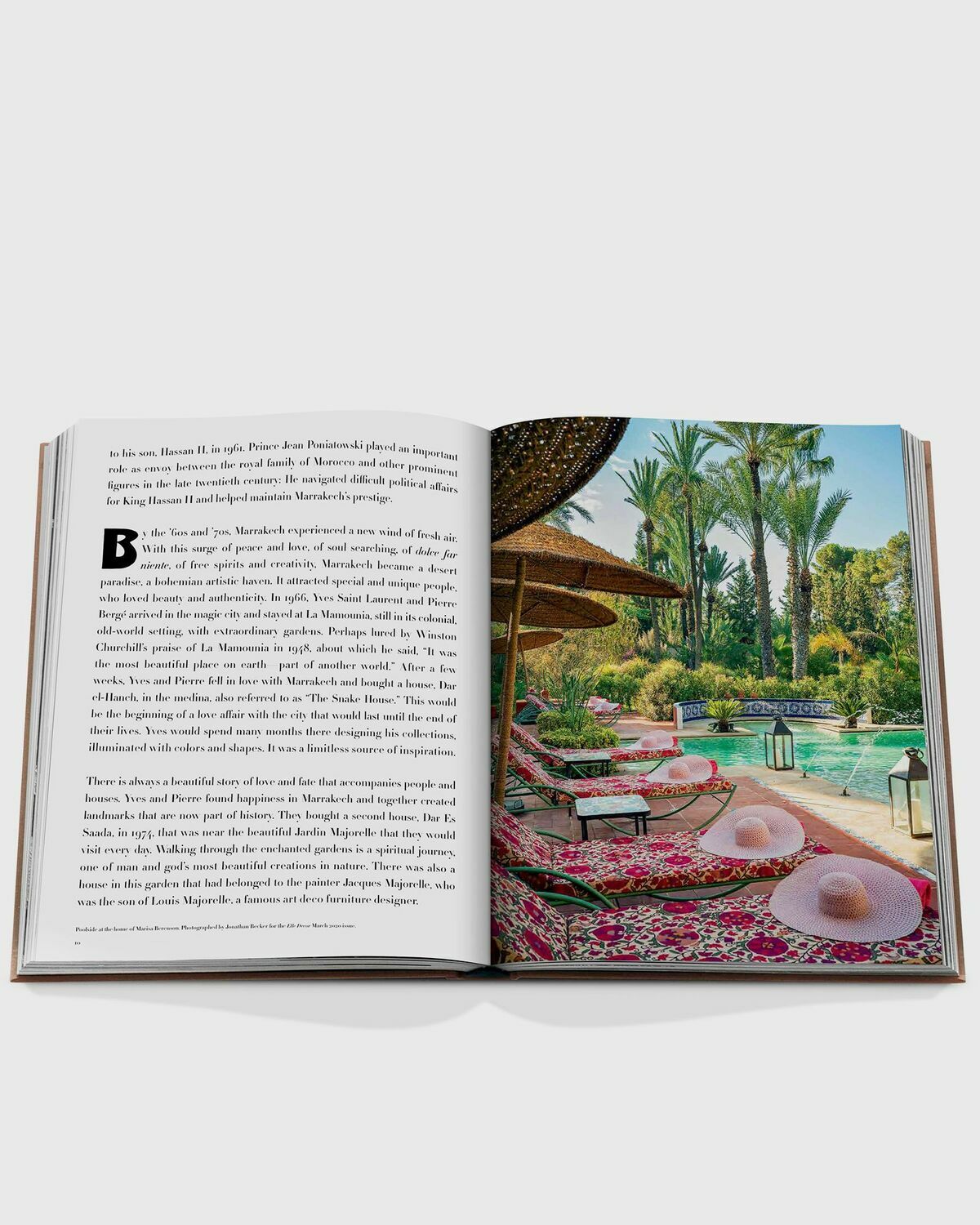 Assouline "Marrakech Flair" By Marisa Berenson Multi Travel