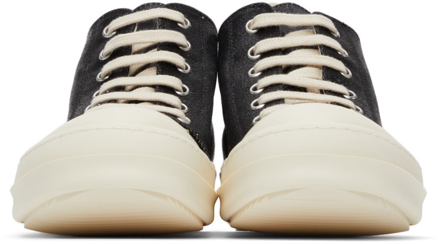 スニーカー Rick Owens*DRKSHDW**Foil Denim Low Sneakers**EU41 (JP26) Rick Owens Drkshdw Foil Denim Low Sneakers Rick Owens Drkshdw